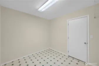 Extra finished room offers flexible options.