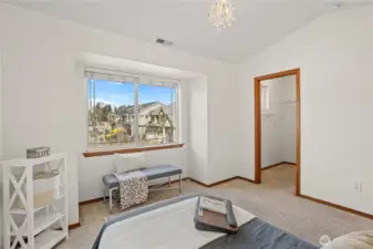 Bedroom #2 with walk-in closet