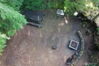Arial view of lot.