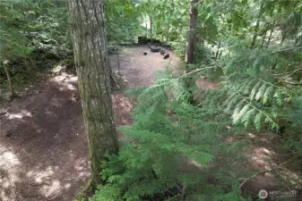 Another arial view of the lot.