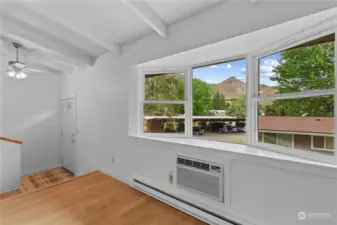 Views of Saddle Rock from your living room!