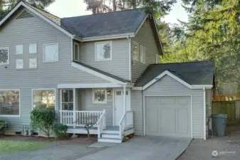 Single family home with 1 car garage