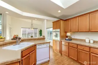 Large kitchen.