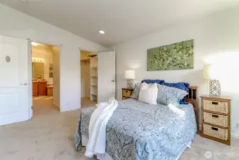 Walk in closet off primary suite. 5 piece bath off primary suite.