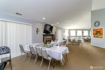 Reserve the clubhouse for celebrations.