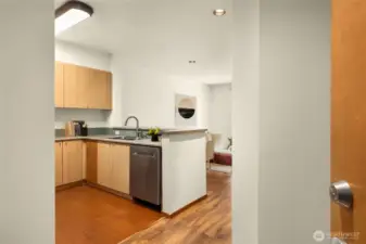 End unit 1 bed 1 bath