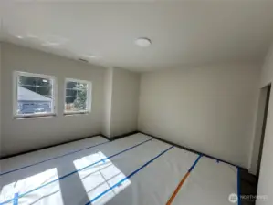guest bed room with LVP flooring