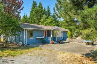 Plenty of parking and Covered front porch.