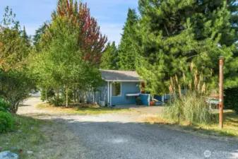 Beautiful East facing home sited on a half acre fully fenced level lot.