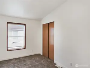 Both guest bedrooms have great closet space