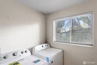 1st floor laundry with plenty of room