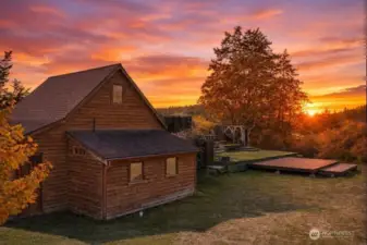 The guesthouse exterior.