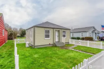 Front side view - mini split location