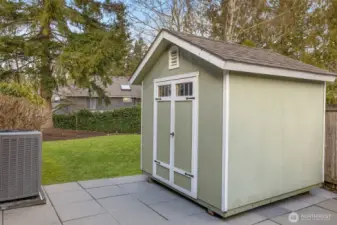 Shed to keep all your gardening tools