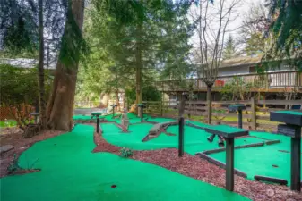 Here's another view of the putt-putt golf course, it is SO amazing!