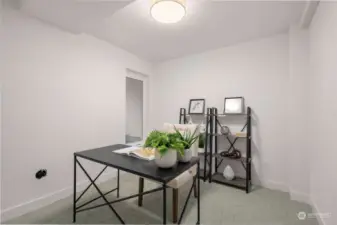 Transform this versatile space into your ideal home office, creative studio, or hobby room. Natural light and a sleek design make it the perfect canvas for productivity and inspiration.