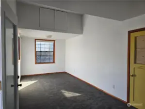 Possible office or workout room in the garage.