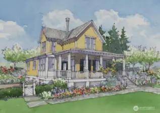 Rendering of Honeycomb (facing Meadowview Park)