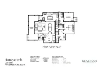 First floor layout