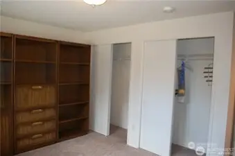Bedroom at the top level.