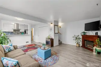 Fresh paint and updated finishes create a cozy, inviting living area that welcomes friends and family alike.