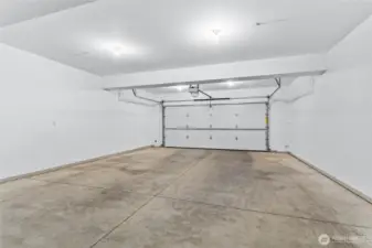 2-car Garage with Storage Space