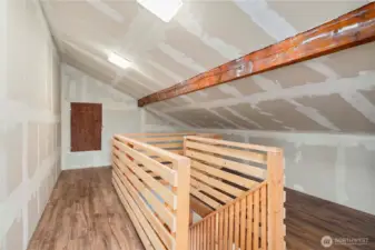 Bonus area above garage.