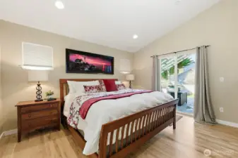 Hardwood floors throughout w/ slider to back deck