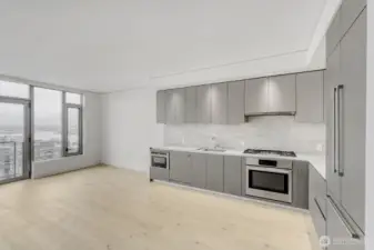 Kitchen & living room