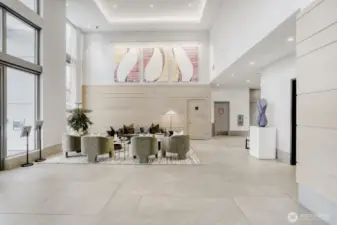 Common area feature - lobby area in entry