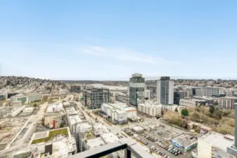 Looking from unit toward Lake Union