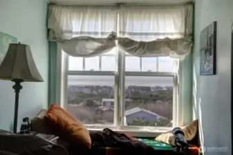 2nd bedroom upper level cozy nook w/ ocean views