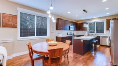 2,800 sqft main level boasts an open floor plan with large chef's kitchen with lots of storage including your walk-in pantry.