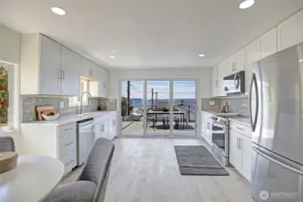 View from living room.