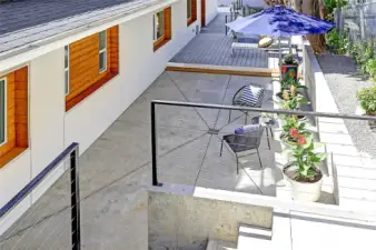 View of side of lot