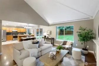 Open plan living, dining, kitchen - perfect for entertaining!
