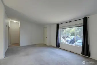 Spacious living room - newer carpet and fresh interior paint throughout!