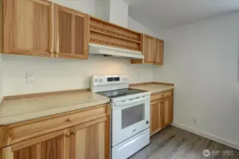 Beautiful hickory faced cabinets!