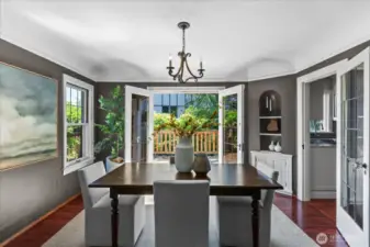 Formal Dining with access to deck