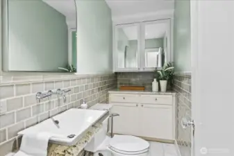 Powder room on main