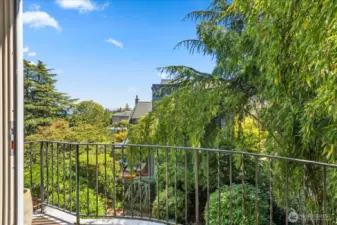 Balcony from primary with lake view