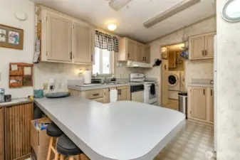 Lots of Cabinetry &  Counter Top Space