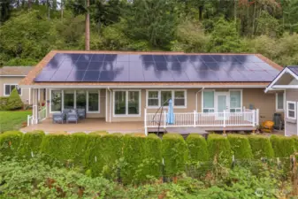 Solar panels paid off!! Low electric bills!
