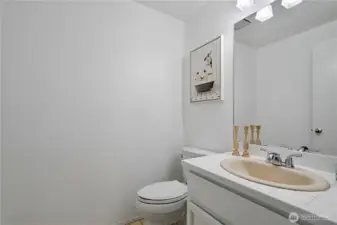 half bathroom on main floor