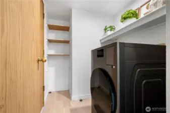 Laundry room on main floor