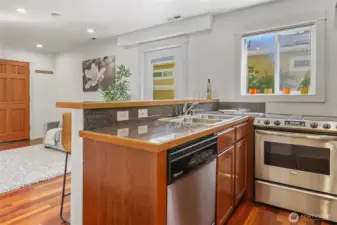 Great open spaces on first floor