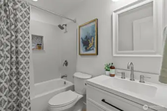 Full bathroom upstairs