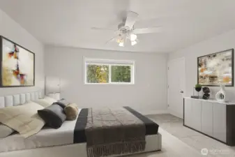 Virtually staged to show an example of how the space could be used.