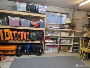 What a huge storage room. WOW Factor.