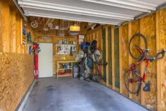 inside garage